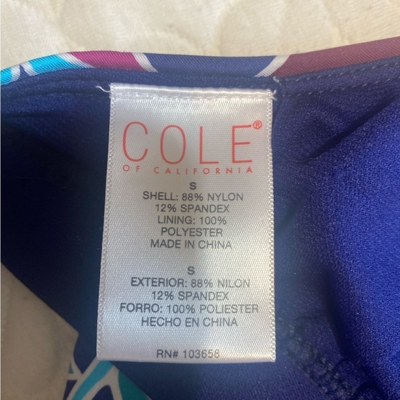 “COLE OF CALIFORNIA” Cali Floral Bikini - Picture 15 of 16